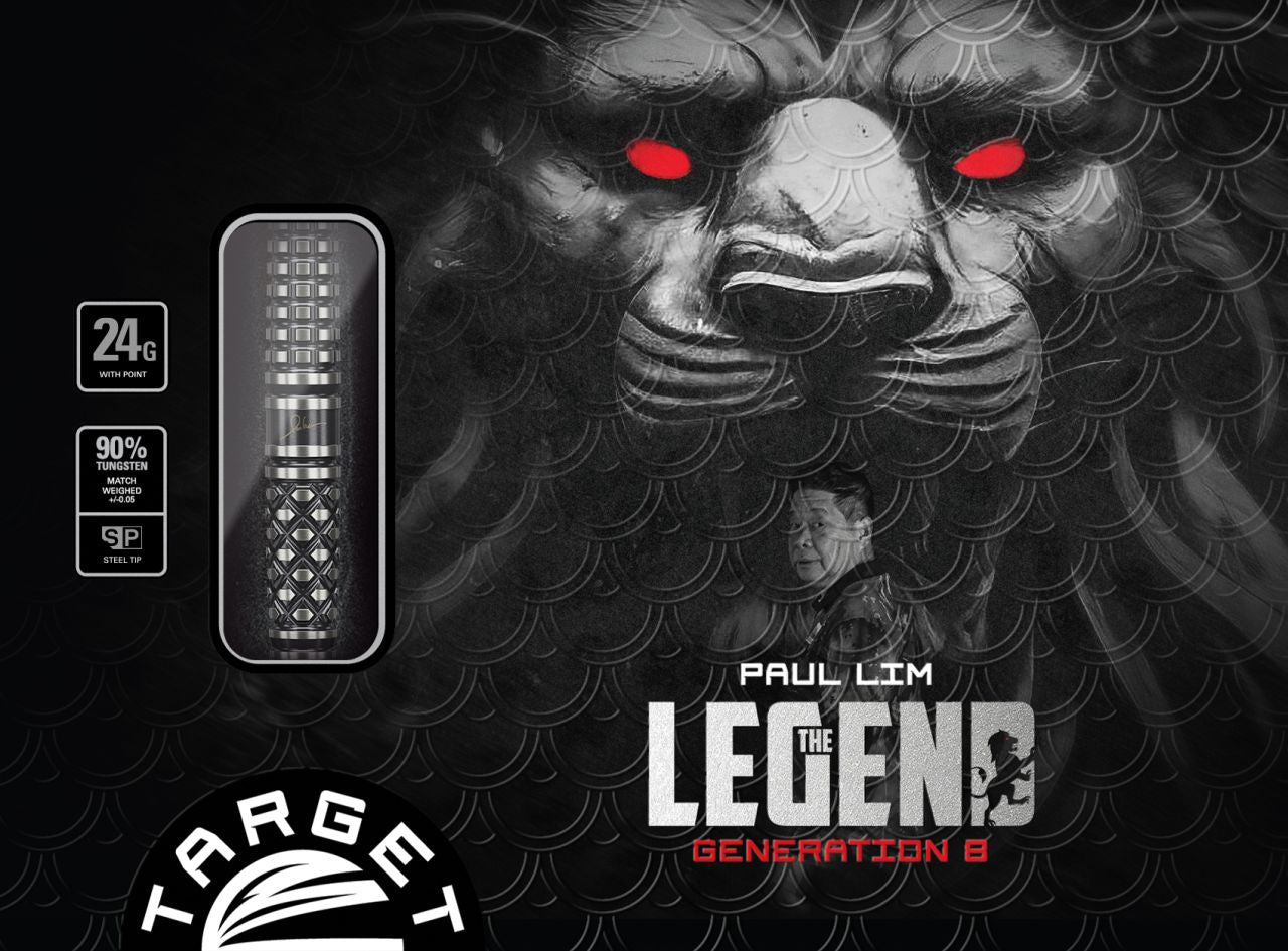 Target Japan - Paul Lim The Legend Gen 8 - 90% - Sada Steel Šípok - Direct Darts - 3