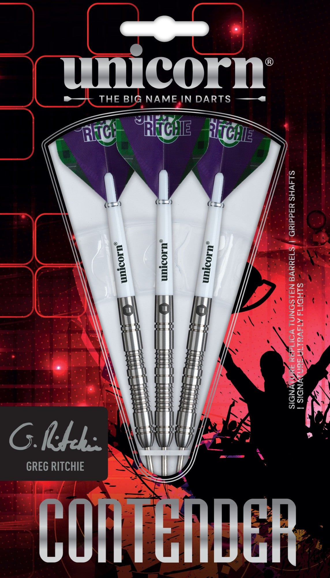 Unicorn - Greg Ritchie - 95% - Steel Šipky - Direct Darts - 4