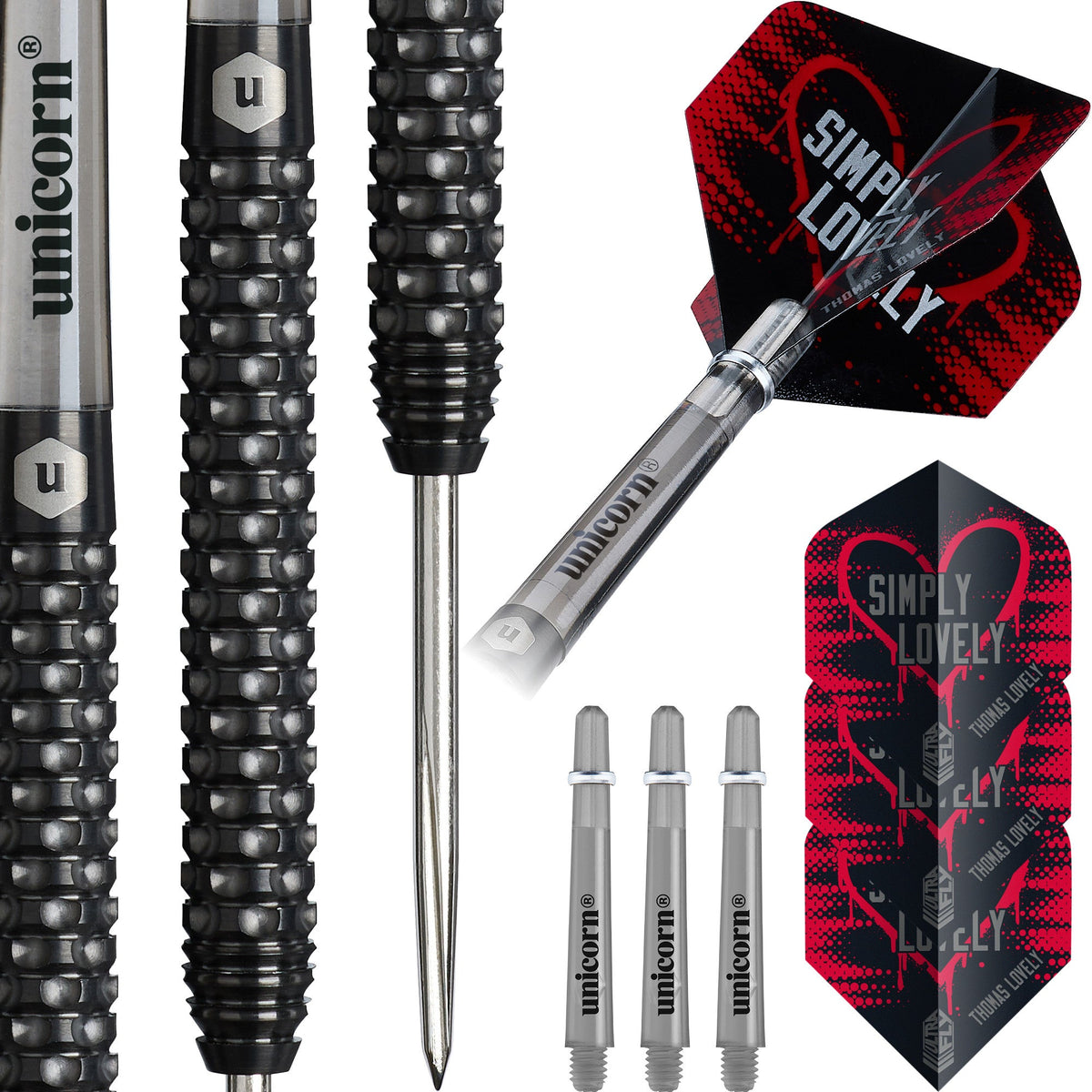 Unicorn - Thomas Lovely - 90% - Steel Šipky - Direct Darts - 1