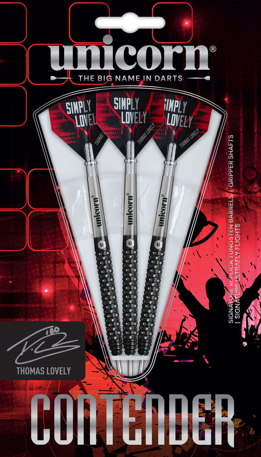 Unicorn - Thomas Lovely - 90% - Steel Šipky - Direct Darts - 4