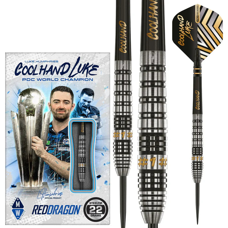 Red Dragon - Luke Humphries - Prestige 90% - Sada Steel Šípok - Direct Darts - 2