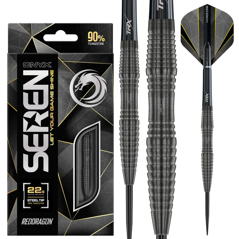 Red Dragon - Seren 3 Onyx 90% - Sada Steel Šípok - Direct Darts - 2