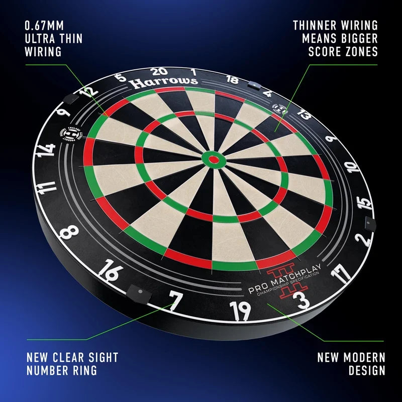 Harrows - Pro Matchplay 2 - Sisalový Terč Na Šípky - Direct Darts - 4