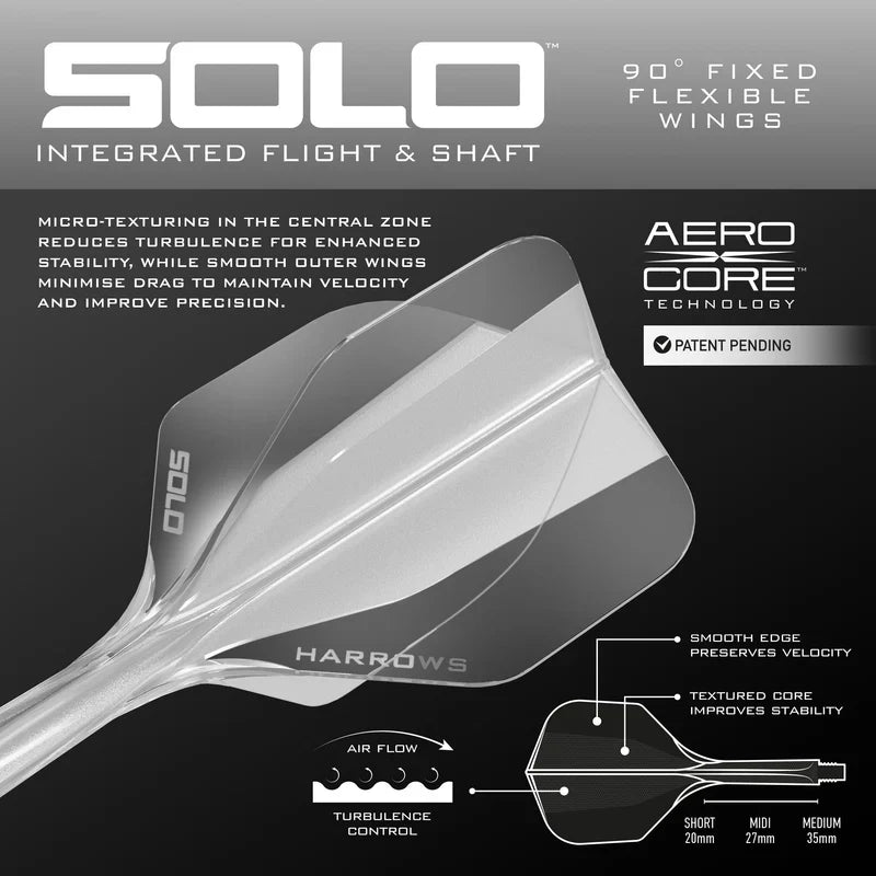 Harrows - Solo 6 - Číra - Šípky Letky/Násadky - Direct Darts - 3
