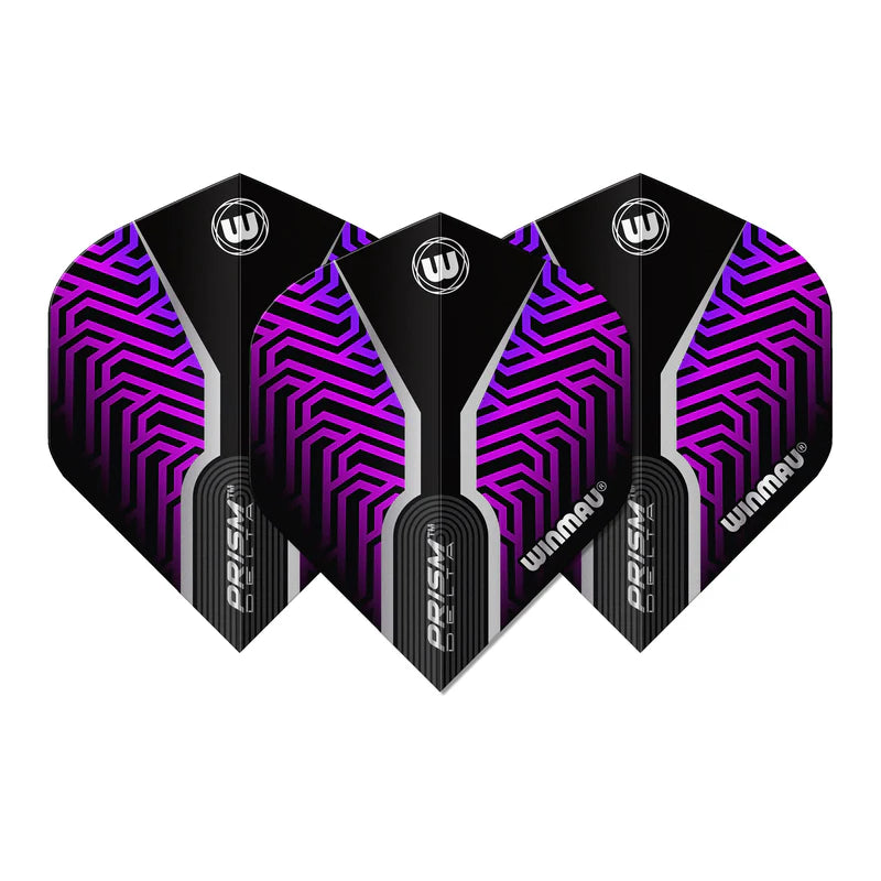 Winmau - Prism Delta Kairos Fialová - 100 Mikrón - Letky Na Šípky - Direct Darts - 2