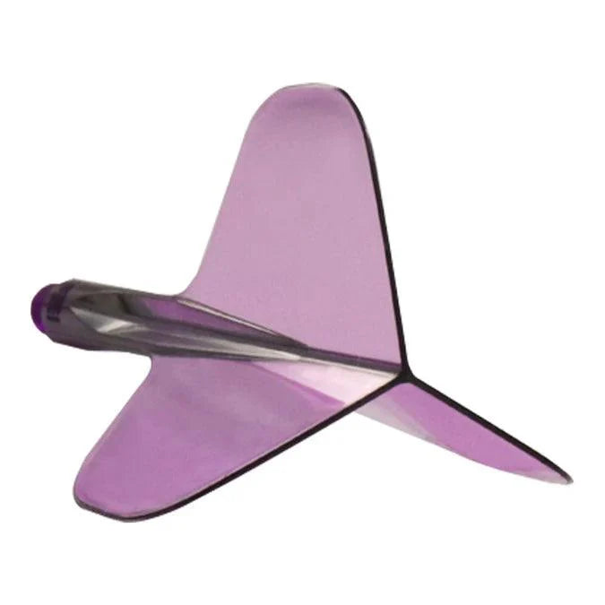 Condor - Axe 120 - Priehľadná Fialová - No2 - Jednodielny Násadka/Letky Na Šípky - Direct Darts - 2