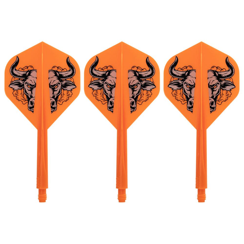 Condor - Axe Aussie Bull - Oranžová - No2 - Jednodielny Násadka/Letky Na Šípky - Direct Darts - 1