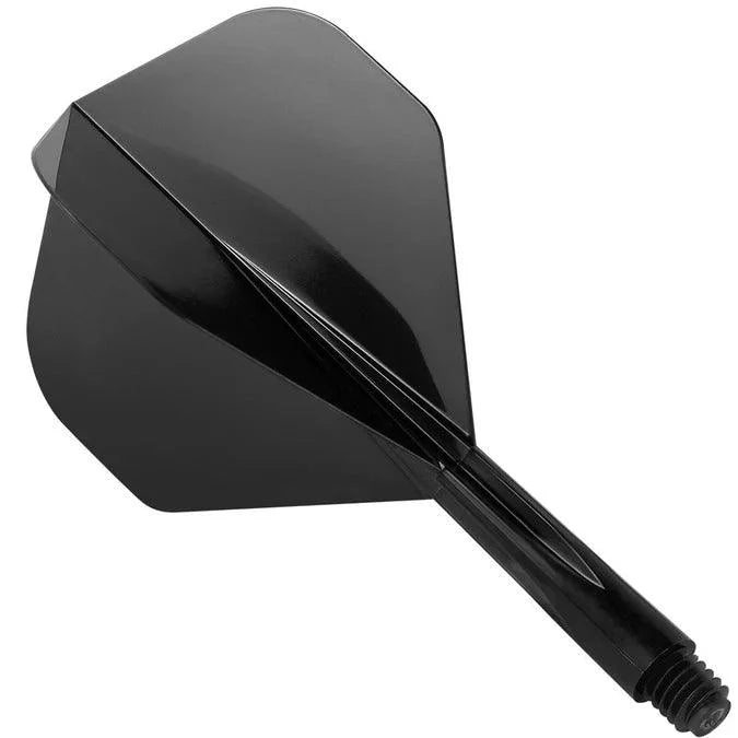 Condor - Zero Stress - Plain - Čierna - No2 - Jednodielny Násadka/Letky Na Šípky - Direct Darts - 1
