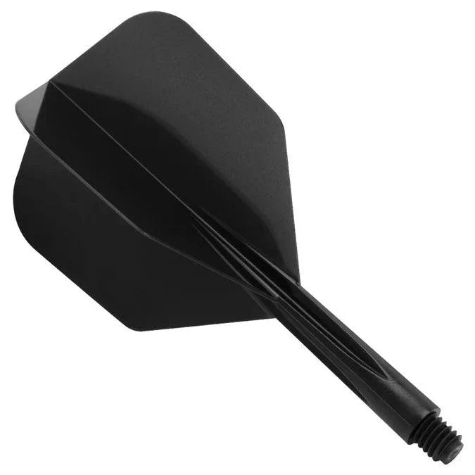 Condor - Zero Stress - Plain - Čierna - No6 - Jednodielny Násadka/Letky Na Šípky - Direct Darts - 1