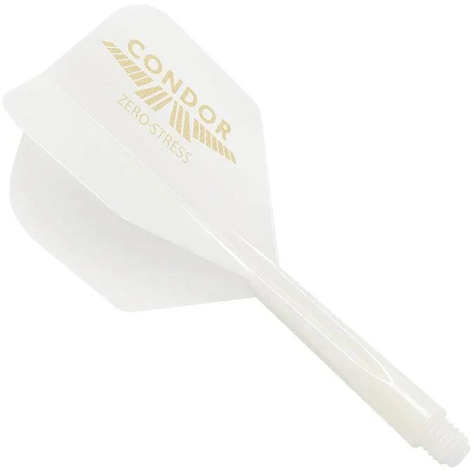 Condor - Zero Stress - Condor Logo - Biela Zlatá - No6 - Jednodielny Násadka/Letky Na Šípky - Direct Darts - 1