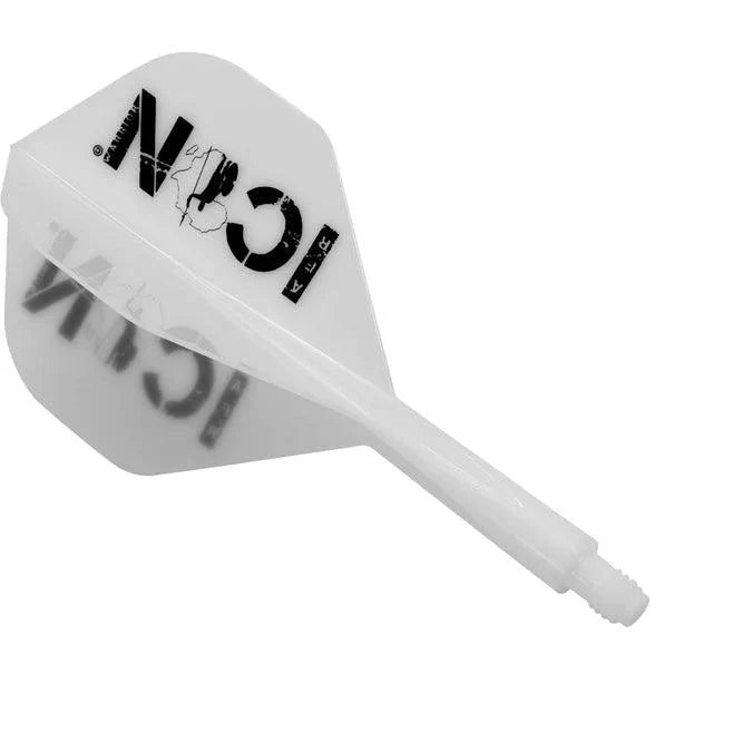 Condor - Axe African Warrior - Biela - No2 - Jednodielny Násadka/Letky Na Šípky - Direct Darts - 1