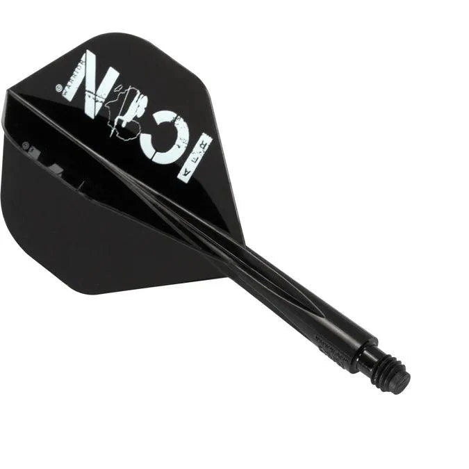 Condor - Axe African Warrior - Čierna - No2 - Jednodielny Násadka/Letky Na Šípky - Direct Darts - 1