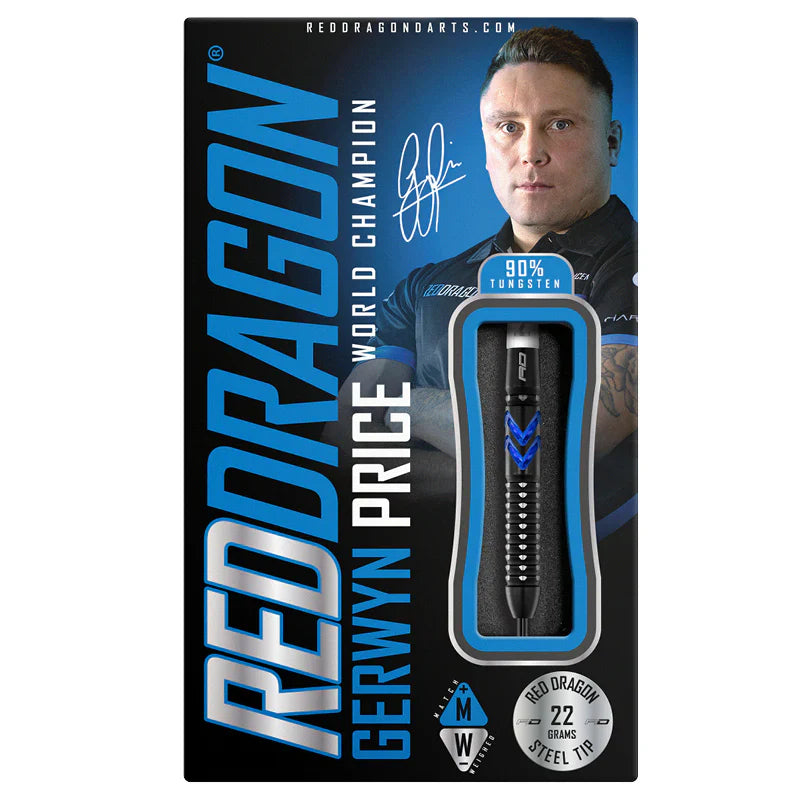 Red Dragon - Gerwyn Price Blue Ice Se - Sada Steel Šípok - Direct Darts - 5