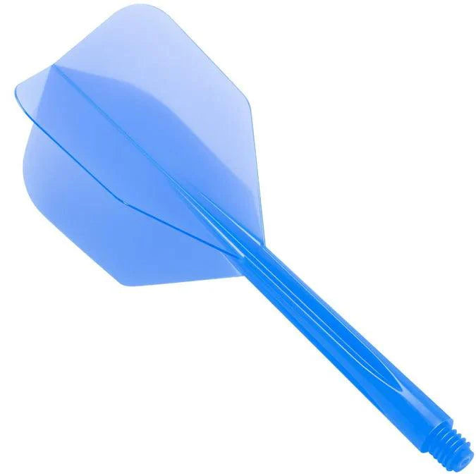 Condor - Zero Stress - Plain - Priehľadná Modrá - No6 - Jednodielny Násadka/Letky Na Šípky - Direct Darts - 1