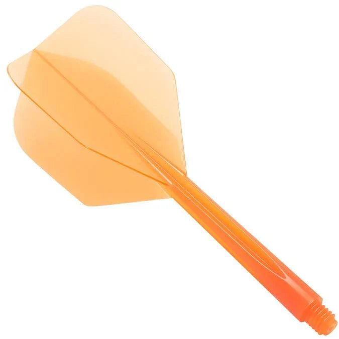 Condor - Zero Stress - Plain - Priehľadná Oranžová - No6 - Jednodielny Násadka/Letky Na Šípky - Direct Darts - 1