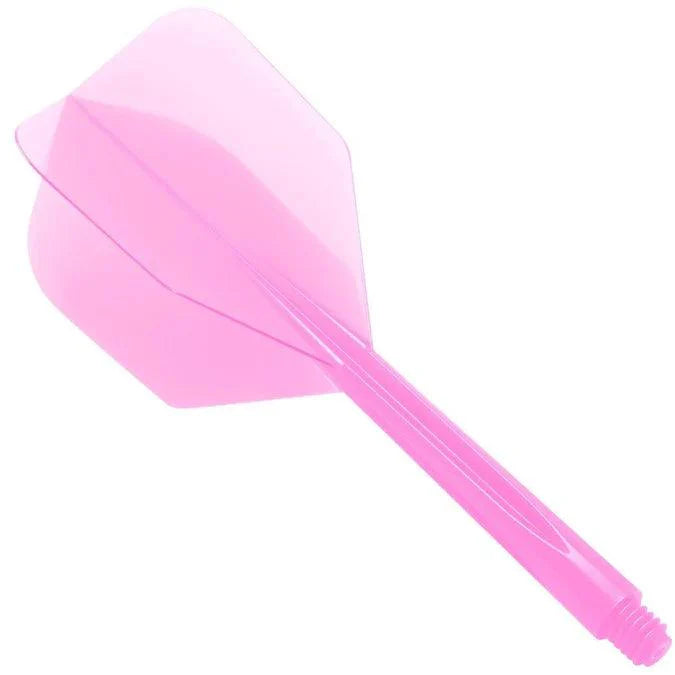 Condor - Zero Stress - Plain - Priehľadná Ružová - No6 - Jednodielny Násadka/Letky Na Šípky - Direct Darts - 1