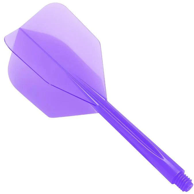 Condor - Zero Stress - Plain - Priehľadná Fialová - No6 - Jednodielny Násadka/Letky Na Šípky - Direct Darts - 1