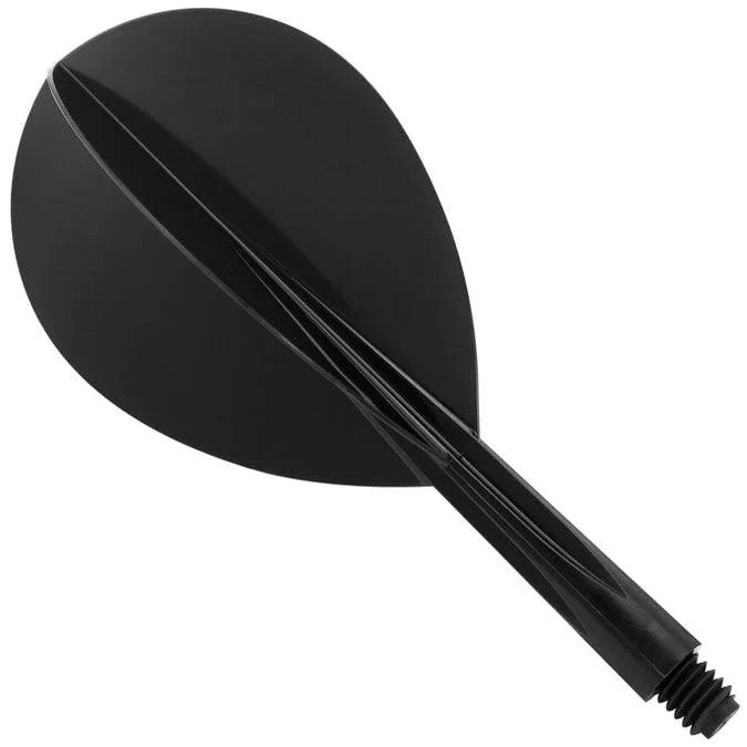 Condor - Zero Stress - Plain - Čierna - Teardrop - Jednodielny Násadka/Letky Na Šípky - Direct Darts - 1