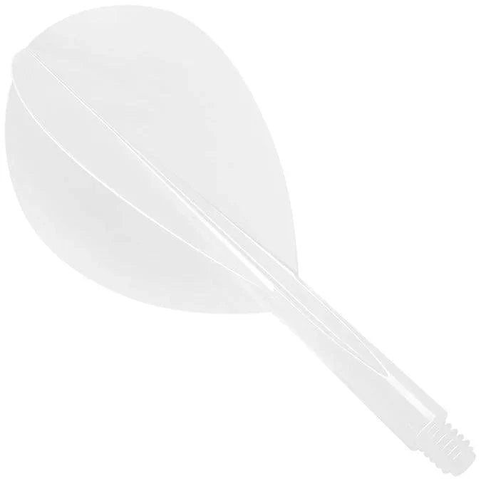 Condor - Zero Stress - Plain - Priehľadná - Teardrop - Jednodielny Násadka/Letky Na Šípky - Direct Darts - 1