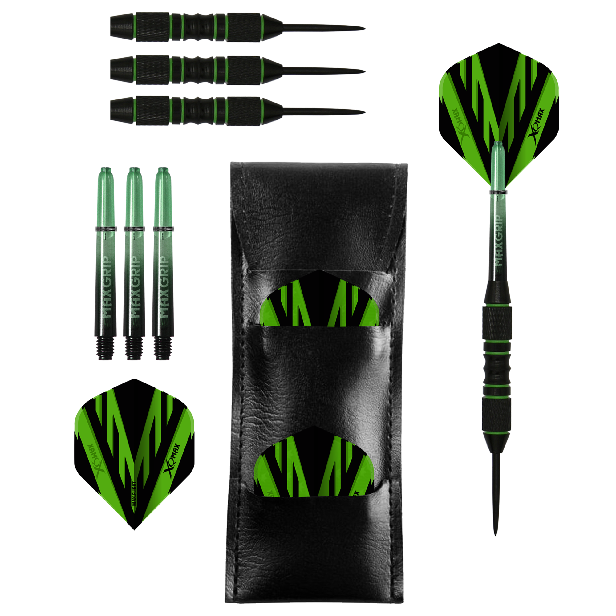 Xqmax - Čierny Povlak - Sada Steel Šípok - Direct Darts - 1