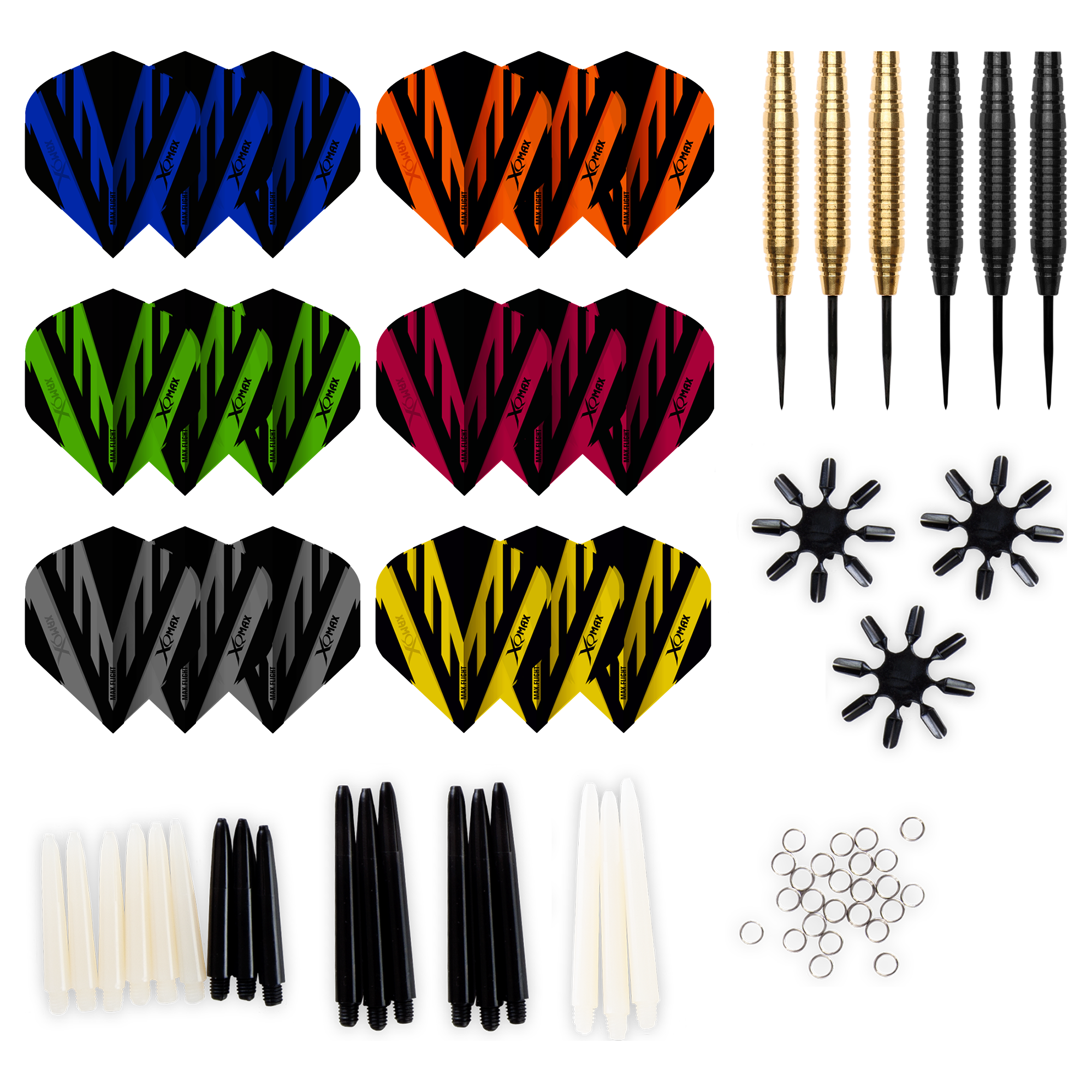 Xqmax - Dart - 90 Ks Príslušenstva - Sada Steel Šípok - Direct Darts - 1