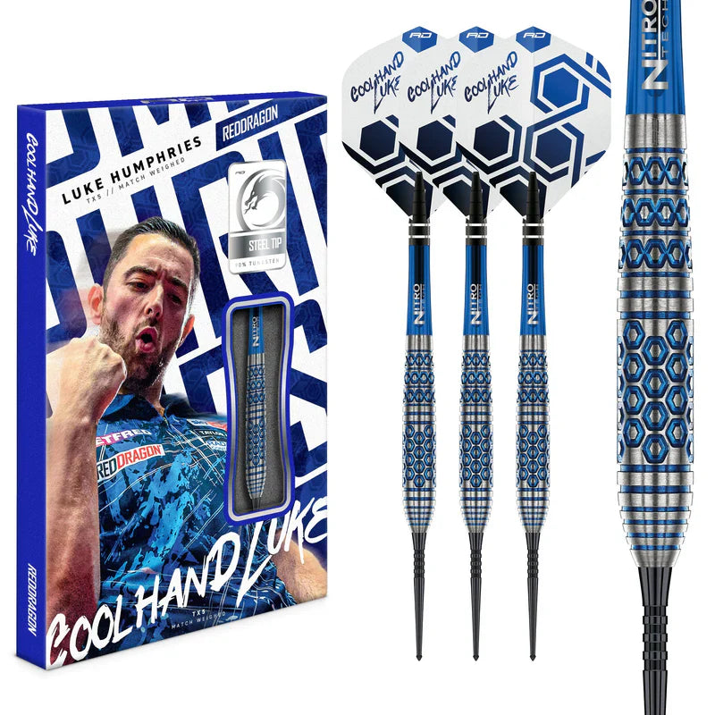 Red Dragon - Luke Humphries Tx5 - 90% - Steel Šípky - Direct Darts - 1