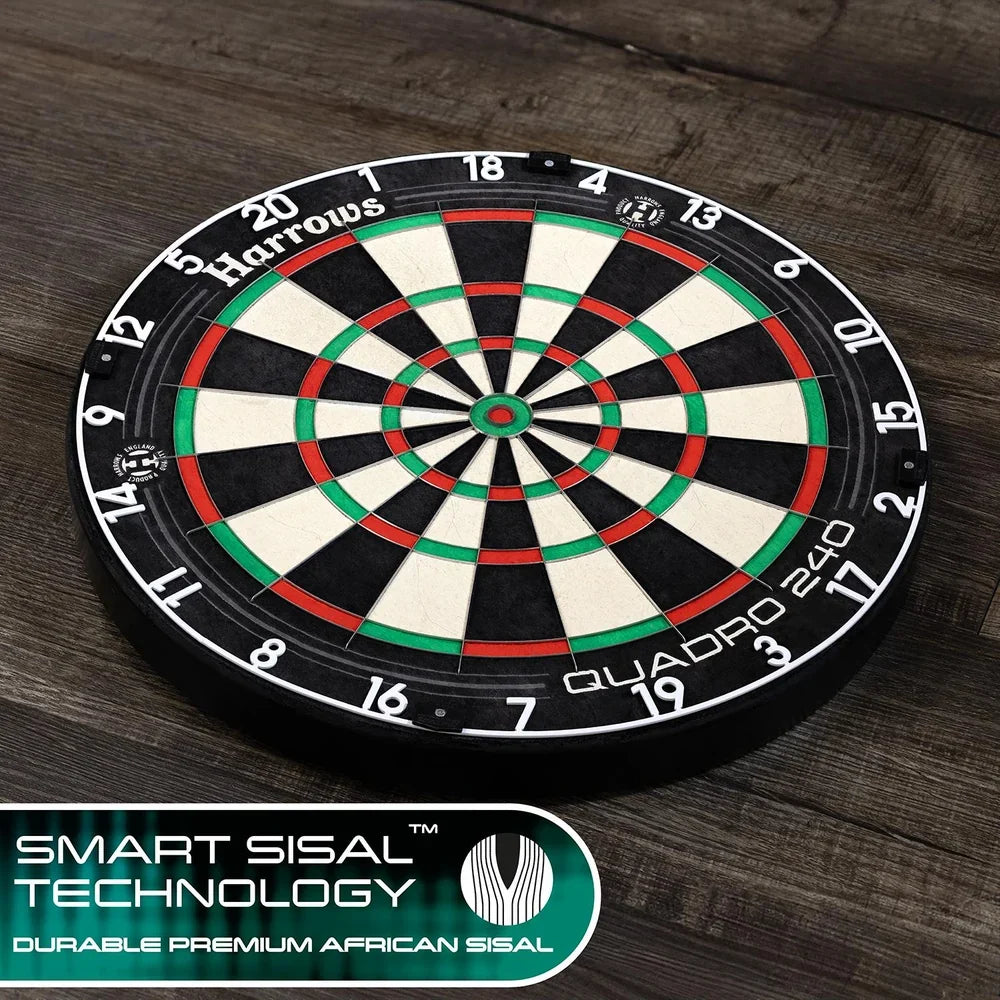 Harrows - Quadro 240 - Sisalový Terč Na Šípky - Direct Darts - 2