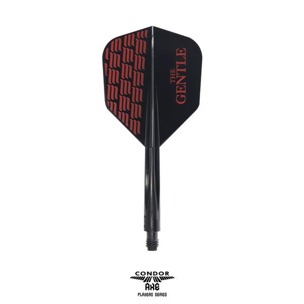Condor - Axe The Gentle - Čierna - No6 - Jednodielny Násadka/Letky Na Šípky - Direct Darts - 1