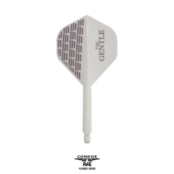 Condor - Axe The Gentle - Biela - No2 - Jednodielny Násadka/Letky Na Šípky - Direct Darts - 1