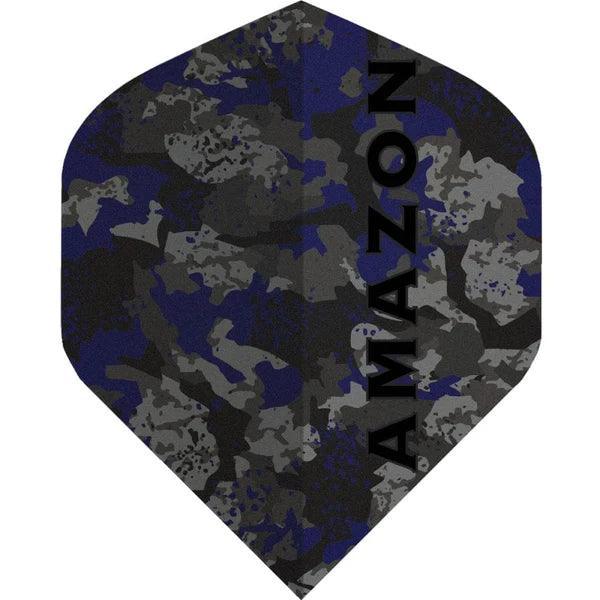 Amazon - Camo No2 Modrá - 100 Mikrón - Letky Na Šípky - Direct Darts - 1