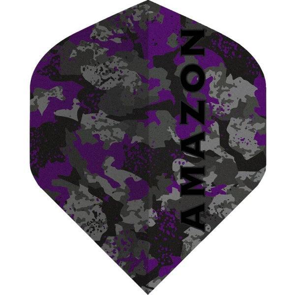Amazon - Camo No2 Fialová - 100 Mikrón - Letky Na Šípky - Direct Darts - 1