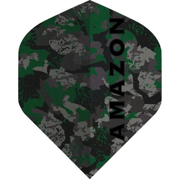 Amazon - Camo No2 Zelená - 100 Mikrón - Letky Na Šípky - Direct Darts - 1