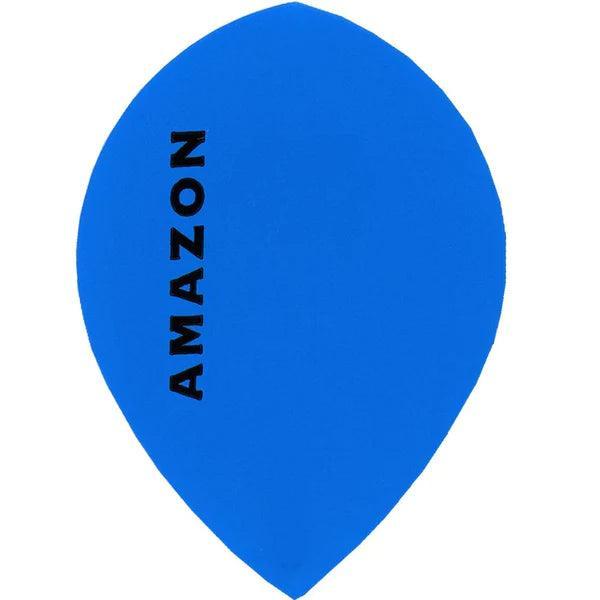 Amazon - Modrá - Hruškovitá - 100 Mikrón - Letky Na Šípky - Direct Darts - 1