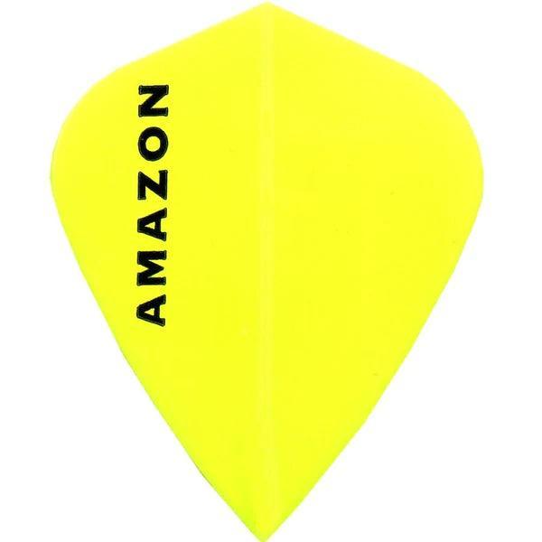 Amazon - V Tvare Šarkana Žltá - 100 Mikrón - Letky Na Šípky - Direct Darts - 1