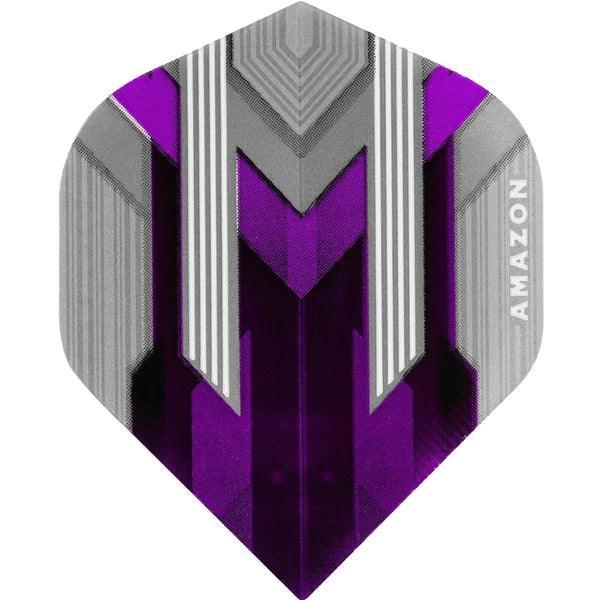 Amazon - Silver No2 Fialová - 100 Mikrón - Letky Na Šípky - Direct Darts - 1