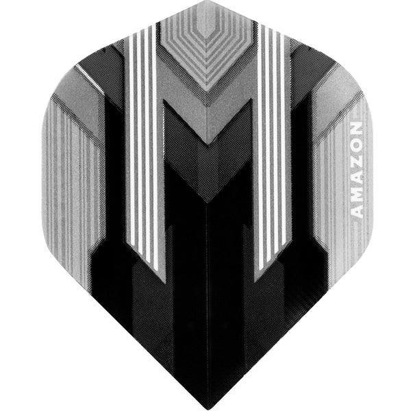 Amazon - Silver No2 Sivá - 100 Mikrón - Letky Na Šípky - Direct Darts - 1