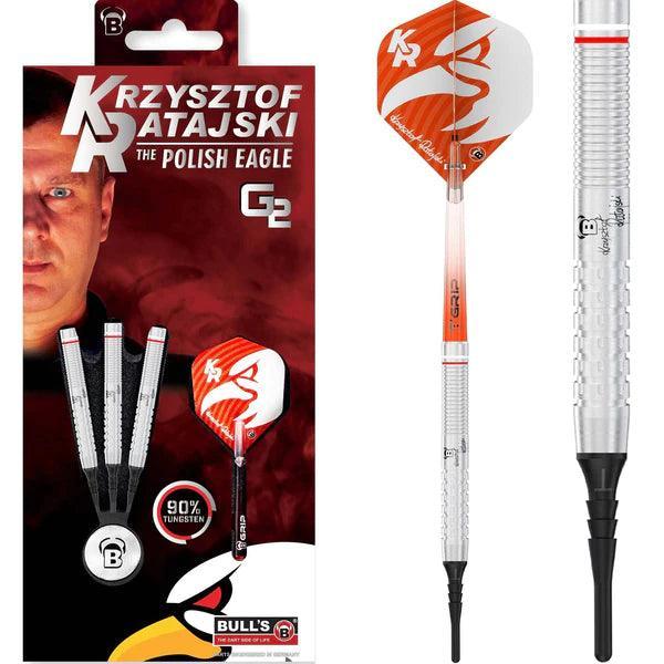 Bull'S - Krzysztof Ratajski - The Polish Eagle - Original Generation 2 90% - Sada Soft Šípok - Direct Darts - 2