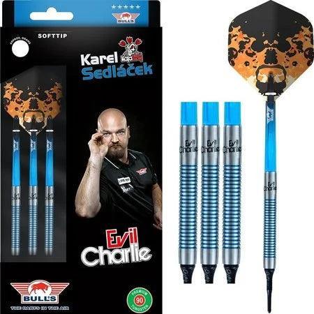 Bulls - Karel Sedlacek - 90% - Evil Charlie - Sada Soft Šípok - Direct Darts - 1