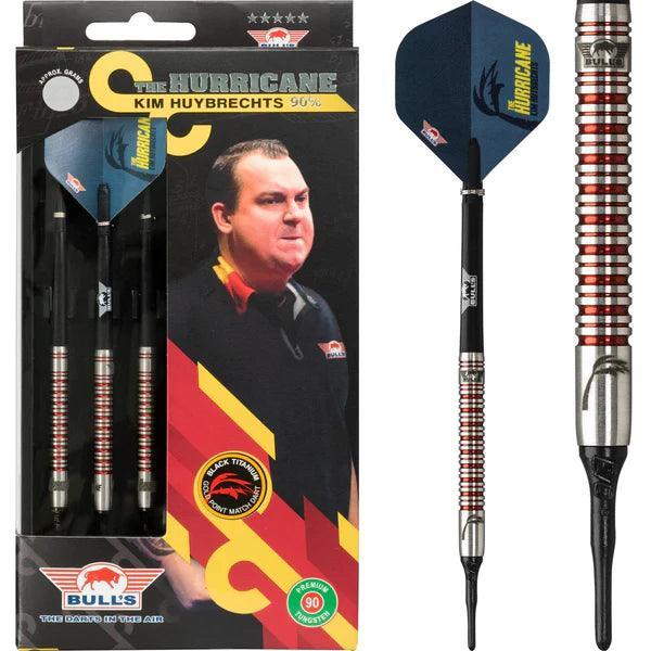 Bulls - Kim Huybrechts - Pct - The Hurricane 90 % - Sada Soft Šípok - Direct Darts - 1