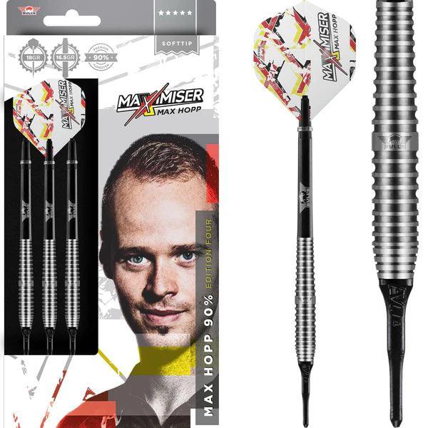 Bulls - Max Hopp - 90% - Maximiser - Edition 4 - Sada Soft Šípok - Direct Darts - 1
