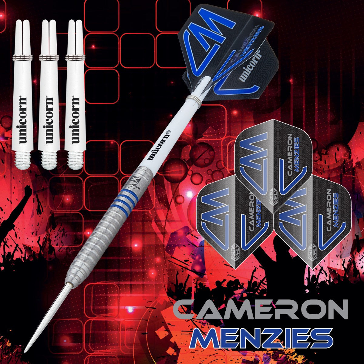 Unicorn - Cameron Menzies - Phase2 - 90% - Steel Šipky - Direct Darts - 6