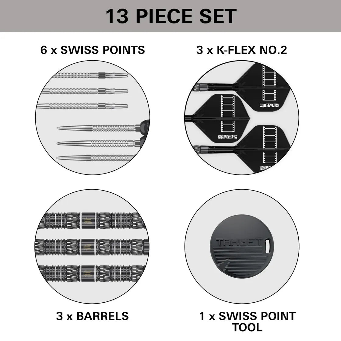 Target - Chris Dobey 95K - 95% - Steel Šípky - Direct Darts - 5