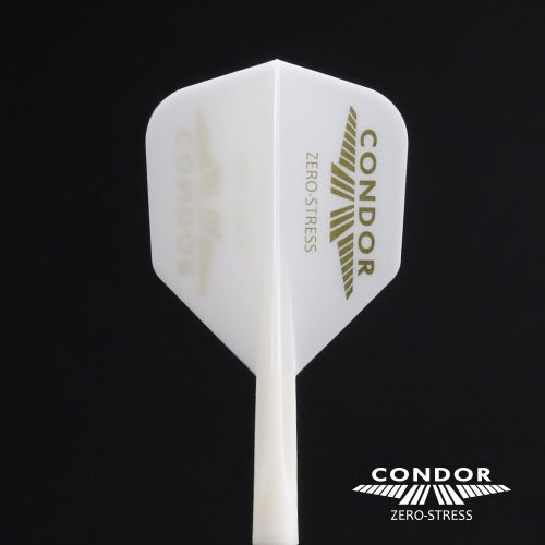 Condor - Zero Stress - Logo - Biely/Zlatý - No6 - Letky/Násadka Na Šípky - Direct Darts - 2
