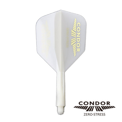 Condor - Zero Stress - Logo - Biely/Zlatý - No6 - Letky/Násadka Na Šípky - Direct Darts - 1