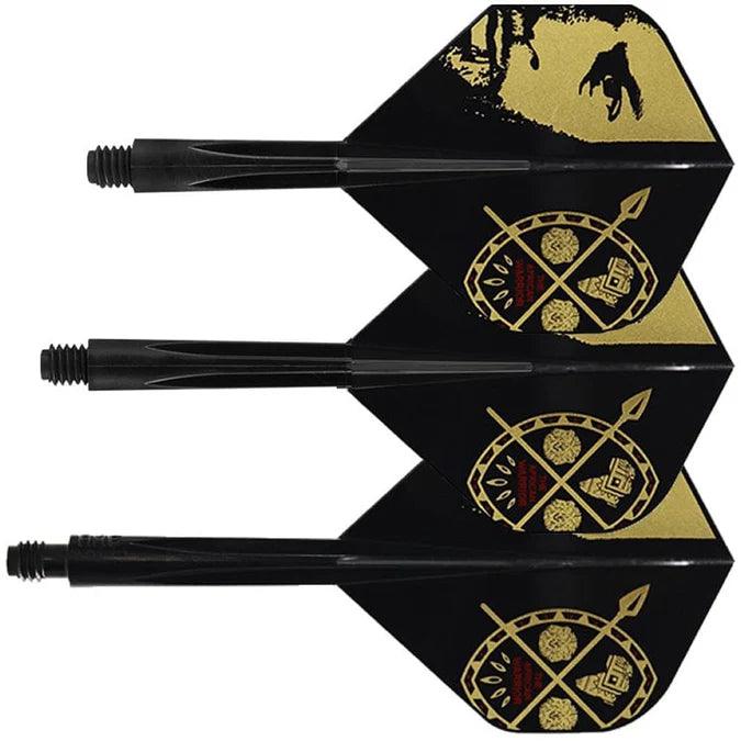 Condor - Axe A.W Inspiration3 - Čierna - No2 - Jednodielny Násadka/Letky Na Šípky - Direct Darts - 2