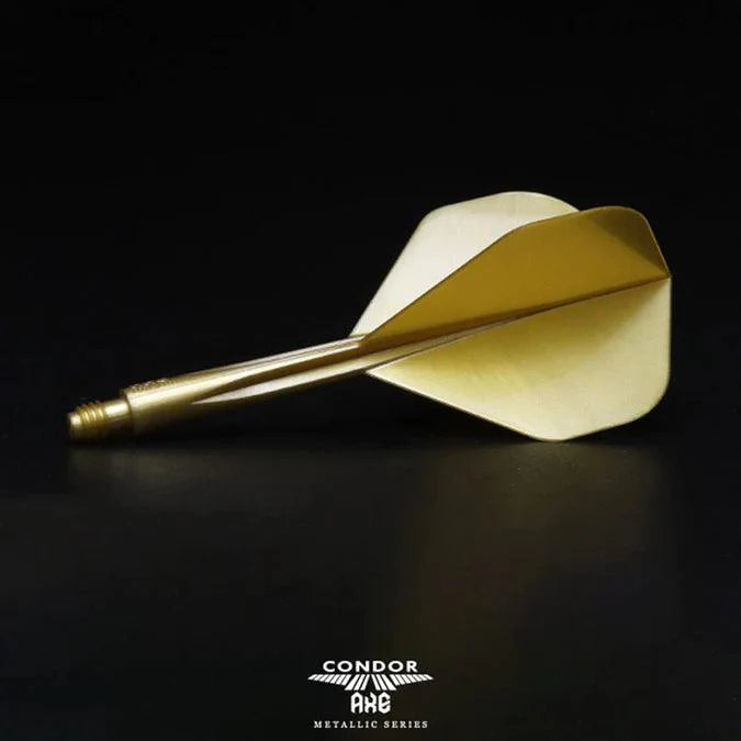 Condor - Axe Metalic - Zlatá - No2 - Jednodielny Násadka/Letky Na Šípky - Direct Darts - 3