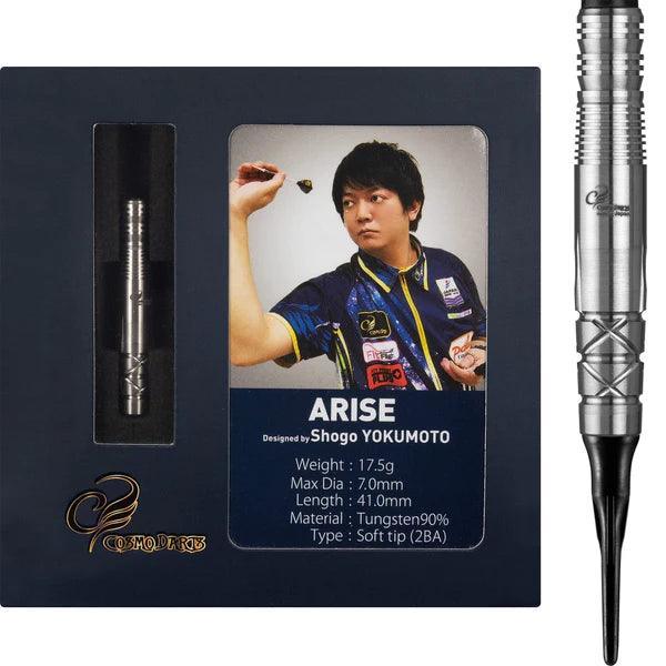 Cosmo - Shogo Yokumoto - Arise 90 %- Sada Soft Šípok - Direct Darts - 1