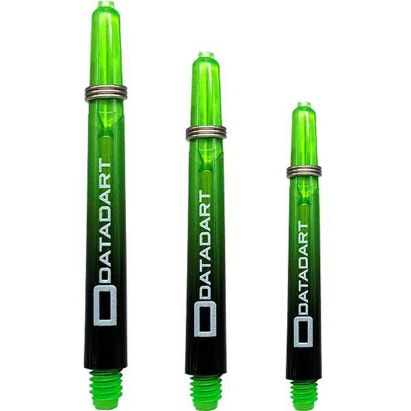 Datadart - Argon Polykarbonát Čierna & Zelená - Násadka Na Šípky - Direct Darts - 1