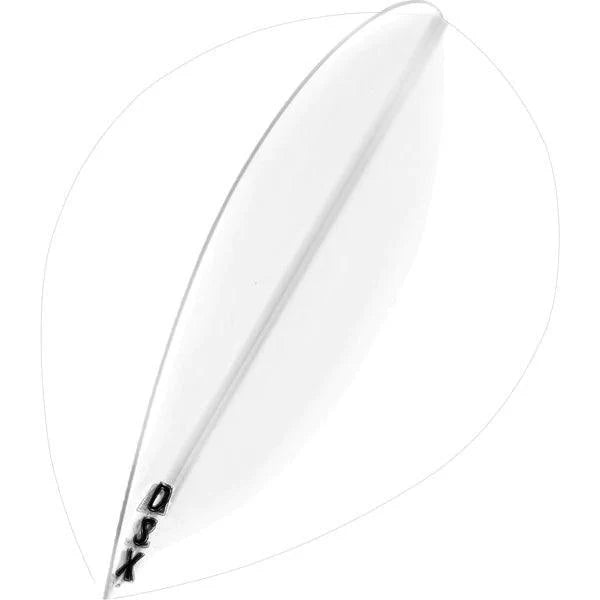 Designa - Dsx100 - Priehľadná - Hruškovitá - 100 Mikrón - Letky Na Šípky - Direct Darts - 1