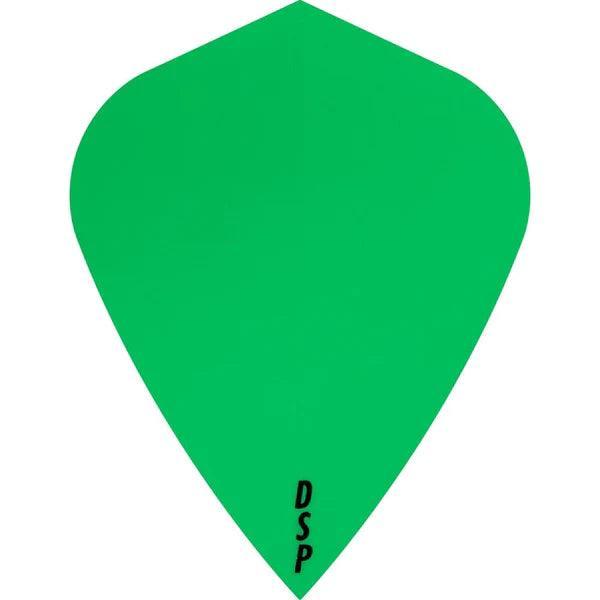 Designa - Poly Plain Original Šarkana Zelená - 100 Mikrón - Letky Na Šípky - Direct Darts - 1